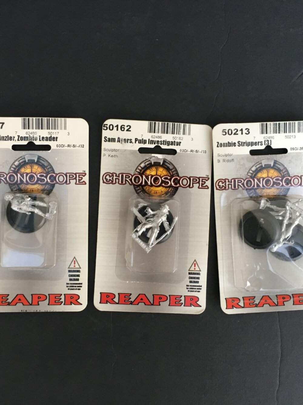 Chronoscope D&D RPG Mini Figure LOT OF 3 #50213 #50117 #50162